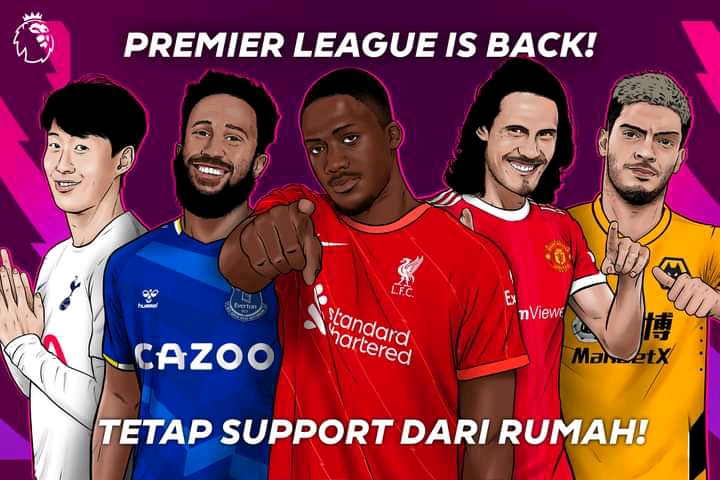 Jadwal Lengkap Fixtures 1 Liga Inggris dan Live Tv SCTV